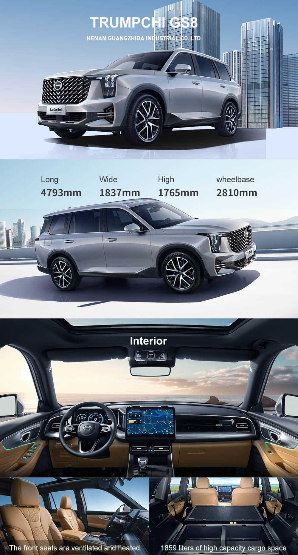Trumpchi GS8 Details