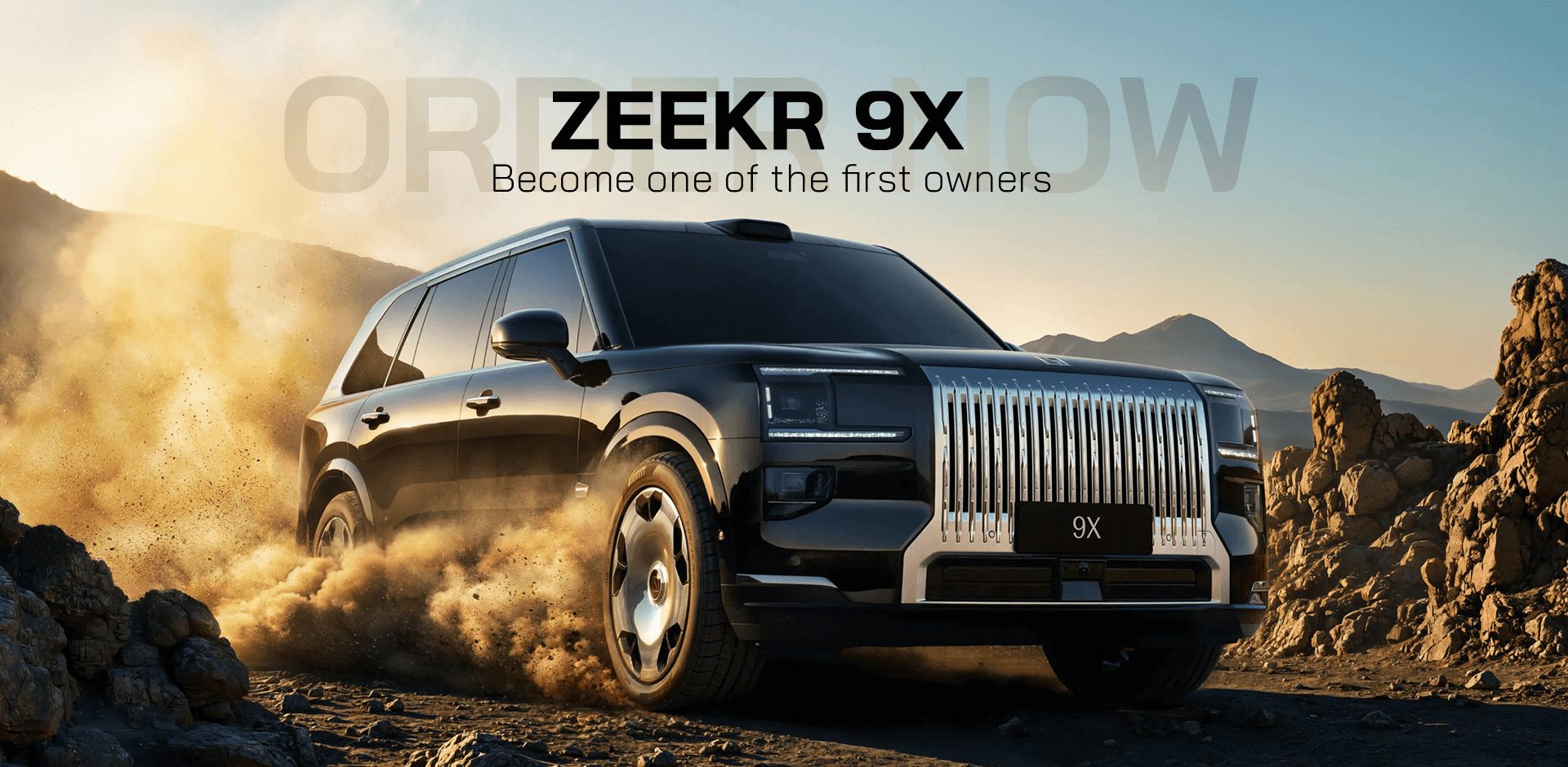 Zeekr 9X banner
